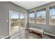 Cozy sunroom with lots of natural light and a sliding glass door to the patio at 6713 Cardiff Dr, McCordsville, IN 46055