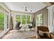 Cozy sitting area with large windows offering natural light and scenic views, creating a relaxing space at 681 Greenford N Trl, Carmel, IN 46032