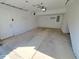 Spacious two car garage with overhead lighting and door opener at 726 E Mccarty St, Indianapolis, IN 46203