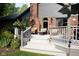 Well-kept back deck featuring inviting lounge seating and decorative plants at 7971 Clearwater Ct, Indianapolis, IN 46256