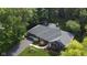 Beautiful exterior view of the home displaying the front lawn, driveway, and an attached two car garage at 7971 Clearwater Ct, Indianapolis, IN 46256