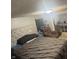 This bedroom features a plush bed, a mirrored closet, and a comfortable armchair at 8833 Crawfordsville Rd, Indianapolis, IN 46234