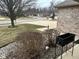 Well-maintained front yard landscape provides curb appeal at 8960 Stepping Stone Way, Avon, IN 46123