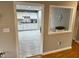 Bright kitchen featuring white cabinetry, modern appliances, and stylish gray marble floors at 8960 Stepping Stone Way, Avon, IN 46123