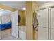 Well-designed bathroom features a shower, soaking tub, and convenient access to the bedroom at 13504 E 131St St, Fishers, IN 46037