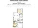 Detailed floor plan showcasing a three-bedroom home with a study, open kitchen, and primary suite at 14383 Coyote Ridge Dr, Noblesville, IN 46060