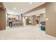 Finished basement space with a bar area and lots of room for entertaining at 14936 Newport Dr, Westfield, IN 46074
