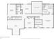 Detailed floor plan showcasing the layout of the bedrooms, bathrooms, and closet spaces in the house at 14936 Newport Dr, Westfield, IN 46074