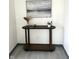 Hallway table with an oval shape and accessories for decorating at 19533 Justin Morgan Dr, Westfield, IN 46074