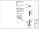 Architectural blueprint of the wall framing and stair section at 35 N Keystone Ave, Indianapolis, IN 46201