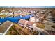 Aerial view of the neighborhood and water ways at 4042 Eagle Cove East Dr, Indianapolis, IN 46254