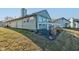 Exterior view of the back of the house featuring a deck and outdoor space at 4042 Eagle Cove East Dr, Indianapolis, IN 46254