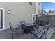 Private outdoor space with seating area, perfect for relaxing and enjoying the fresh air at 418 Sanders St, Indianapolis, IN 46225
