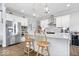 Eat in kitchen with stainless steel appliances and a large island with pendant lighting at 4544 W Rising Sun Dr, New Palestine, IN 46163