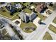 Aerial view of the property showcasing its location and surrounding neighborhood at 6520 Forrest Commons Blvd, Indianapolis, IN 46227
