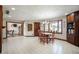Dining area with natural lighting features an adjacent exercise room at 6520 Forrest Commons Blvd, Indianapolis, IN 46227