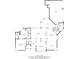 Detailed floor plan showcasing the layout of the home's first floor, including living spaces and bedrooms at 6520 Forrest Commons Blvd, Indianapolis, IN 46227