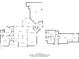 Combined floor plan illustrating the entire layout of the home over two floors, showcasing room dimensions at 6520 Forrest Commons Blvd, Indianapolis, IN 46227