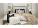 Comfortable bedroom with stylish decor and a plush throw blanket for a cozy feel, offering a relaxing retreat at 6778 Old Hunt Club Rd, Zionsville, IN 46077