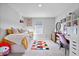 Cozy bedroom featuring a bed, desk, and shelving for personalizing the space at 8861 Linton Ln, Brownsburg, IN 46112