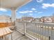 Relax on your private balcony with views of the beautiful neighborhood at 9657 Rialto Trl, Carmel, IN 46280