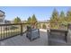 Deck featuring outdoor seating with a view, perfect for relaxing and enjoying the scenery at 12610 Broadmoor N Ct, Fishers, IN 46037