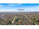 Aerial shot showing home's location relative to Downtown Indianapolis at 140 E 44Th St, Indianapolis, IN 46205