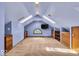 Spacious attic with built-in storage and skylights, perfect for a bonus living area at 140 E 44Th St, Indianapolis, IN 46205