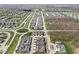Expansive aerial view of a well-planned residential community featuring lush landscaping and modern homes at 14234 Community Dr, Carmel, IN 46033