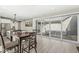 Dining area with access to the outdoor patio through sliding glass doors at 14234 Community Dr, Carmel, IN 46033