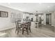 Well-lit kitchen and dining area featuring modern finishes and a functional layout at 14234 Community Dr, Carmel, IN 46033