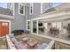 Outdoor patio area featuring comfortable seating, perfect for entertaining guests or relaxing outdoors at 14234 Community Dr, Carmel, IN 46033