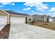 Newly constructed single-Gathering homes boast modern architecture and well-manicured landscaping at 1609 Clover Crossing Dr, Greenfield, IN 46140