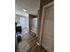 Main bathroom with a combination shower and bathtub and a modern vanity with a sink at 1670 Crossley St, Fortville, IN 46040