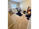 Bedroom featuring carpet floors, a bright window and versatile space for a workout or relaxation at 1934 St James Pl, Columbus, IN 47201