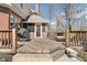 Relax on this back deck with plenty of space for seating and grilling in a private backyard setting at 2163 Laurel Leaf Ln, Avon, IN 46123