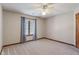 Empty bedroom featuring new carpet, neutral paint, and natural light at 2163 Laurel Leaf Ln, Avon, IN 46123