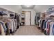 Large walk-in closet featuring rows of shelving and hanging storage at 2163 Laurel Leaf Ln, Avon, IN 46123