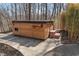 Outdoor hot tub with cover and steps for easy access at 2163 Laurel Leaf Ln, Avon, IN 46123