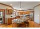 Modern kitchen with granite countertops, stainless steel appliances, and custom cabinetry at 2163 Laurel Leaf Ln, Avon, IN 46123