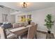 Dining area with an open floor plan and easy access to the living room and kitchen at 2215 Van Ness Pl, Indianapolis, IN 46240