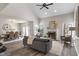 Bright and open living room featuring a fireplace and comfortable seating at 2215 Van Ness Pl, Indianapolis, IN 46240