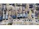 Overhead view of homes in a quiet residential area featuring mature trees, providing a serene atmosphere at 2839 E 19Th St, Indianapolis, IN 46218