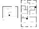 Floor plan featuring the laundry, bath, primary bedroom, hall, bedroom, kitchen, and living room layouts at 301 Villa Ave, Indianapolis, IN 46201