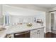 Open-concept area with a view from the kitchen into the living room at 405 W 73Rd St, Indianapolis, IN 46260