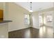 Cozy dining area with bright natural light, offering ample space for comfortable Gathering meals at 4062 S Meadow Wood Ct, New Palestine, IN 46163