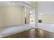 Expansive living room featuring a modern design with high ceilings, fireplace, and seamless flow throughout at 4062 S Meadow Wood Ct, New Palestine, IN 46163