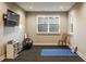 Functional gym featuring open space and rubber floor, perfect for exercise and physical activities at 4287 Prairie Falcon Dr, Zionsville, IN 46077