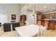Open-concept living and dining areas with hardwood floors, creating a modern, inviting space at 438 E Vermont St, Indianapolis, IN 46202
