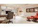 Spacious office with a large desk, comfortable seating, and stylish decor for a productive workspace at 438 E Vermont St, Indianapolis, IN 46202
